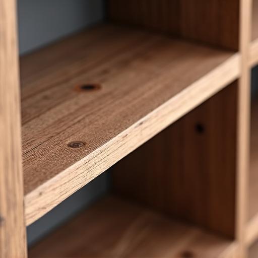 맞춤 제작된 원목 가구